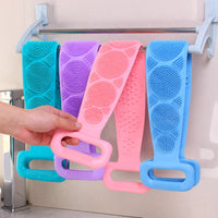Body Silicone Brush Scrub Body Exfoliating Back Sponge