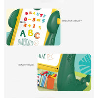 Children's magnetic drawing board magnetic writing board colorful scribble home erasable stand type drawing - Dinosaur