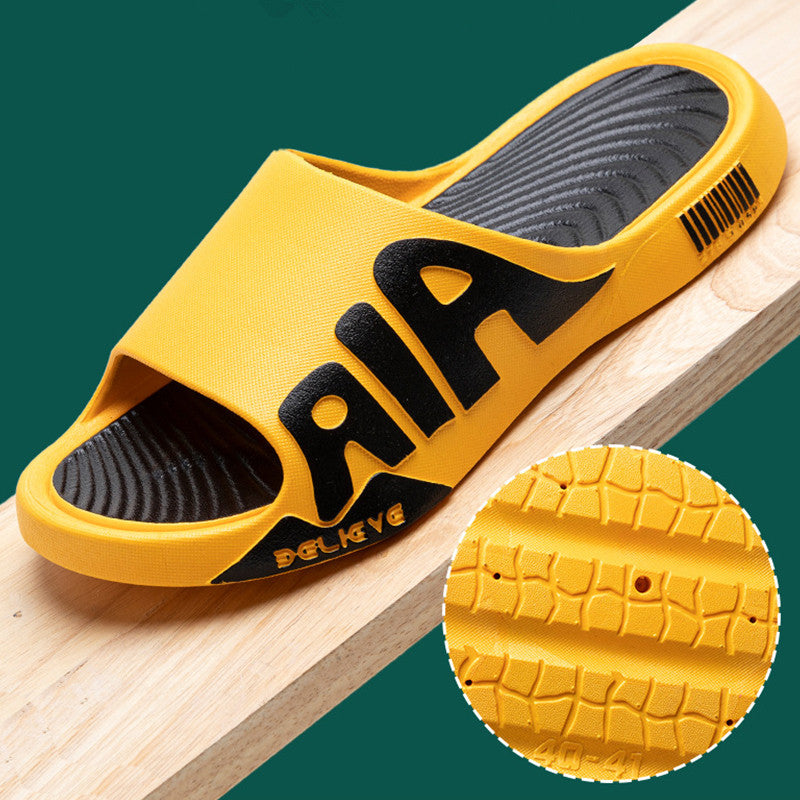 Casual Men's Slippers EVA Thick Beach Slippers Summer Wear-resistant Non-slip Fashion Summer Men's Slippers / YF-2201