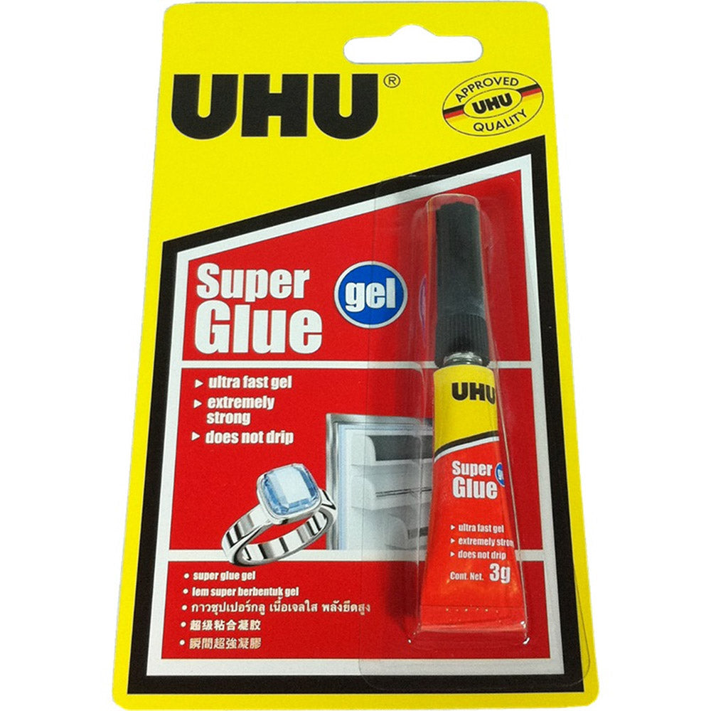 (NET)UHU Superglue Gel H/Hold        3g  BL