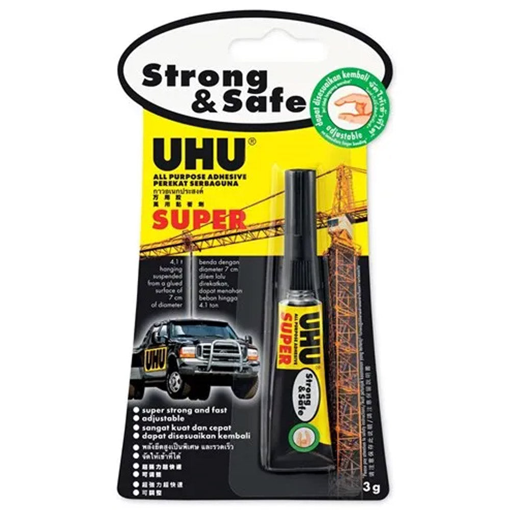 (NET)UHU Superglue strong & safe     7gr BL