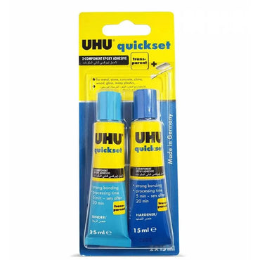 (NET)UHU Quickset Epoxy           2x15ml BL