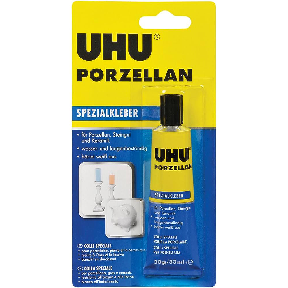 UHU Spezialkleber Für Porzellan – 30g Tube, Selbsthaftend
