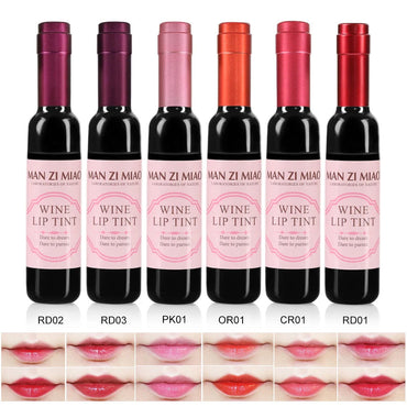 (NET) Liquid Lipsticks Wine Bottle Waterproof Lip