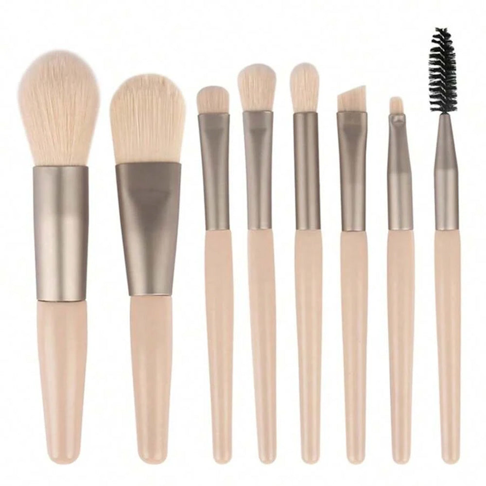 (NET)8 pcs Makeup Brushes Set