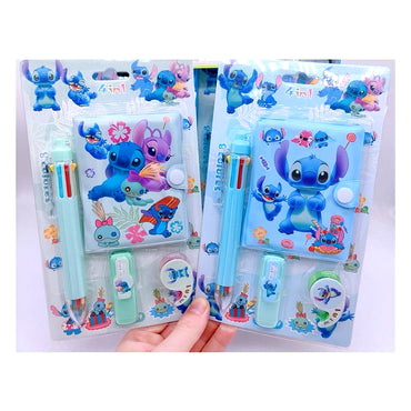 Stitch Stationery Set 4 Pcs / HLL-009 / 580097