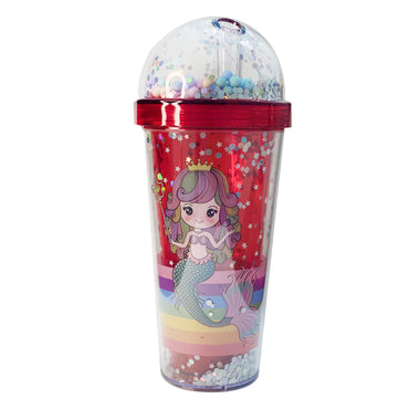 (NET)Mermaid Plastic Cup 400ml