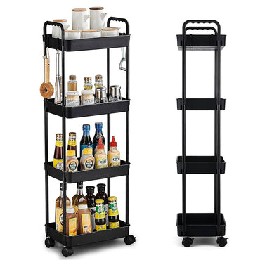 (Net) 4 Layer Multifunctional Floor Storage Rack