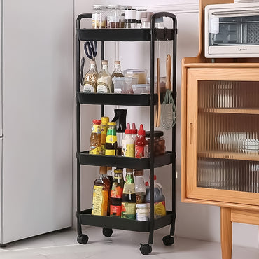 (Net) 4 Layer Multifunctional Floor Storage Rack