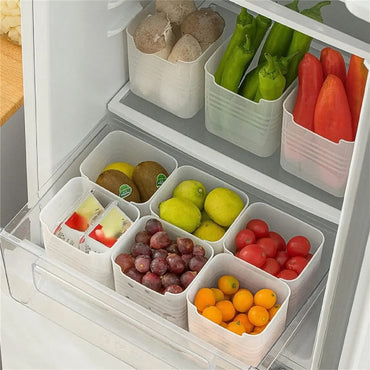(net) 1 Pc Side Door Fridge Storage Food Organizer