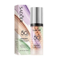 (NET) Three-color liquid concealer mixed isolation lotion facial makeup base cream 40g /950738 / 950721