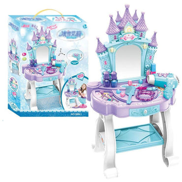 (NET) Beauty Princess Dressing Table Girls Movable Bar Box