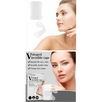 (NET)100PCS V Shaped Invisible Tape Face Lift Tape