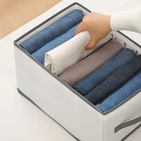 (net) Clothes Organizer 6 Divisions With Handle