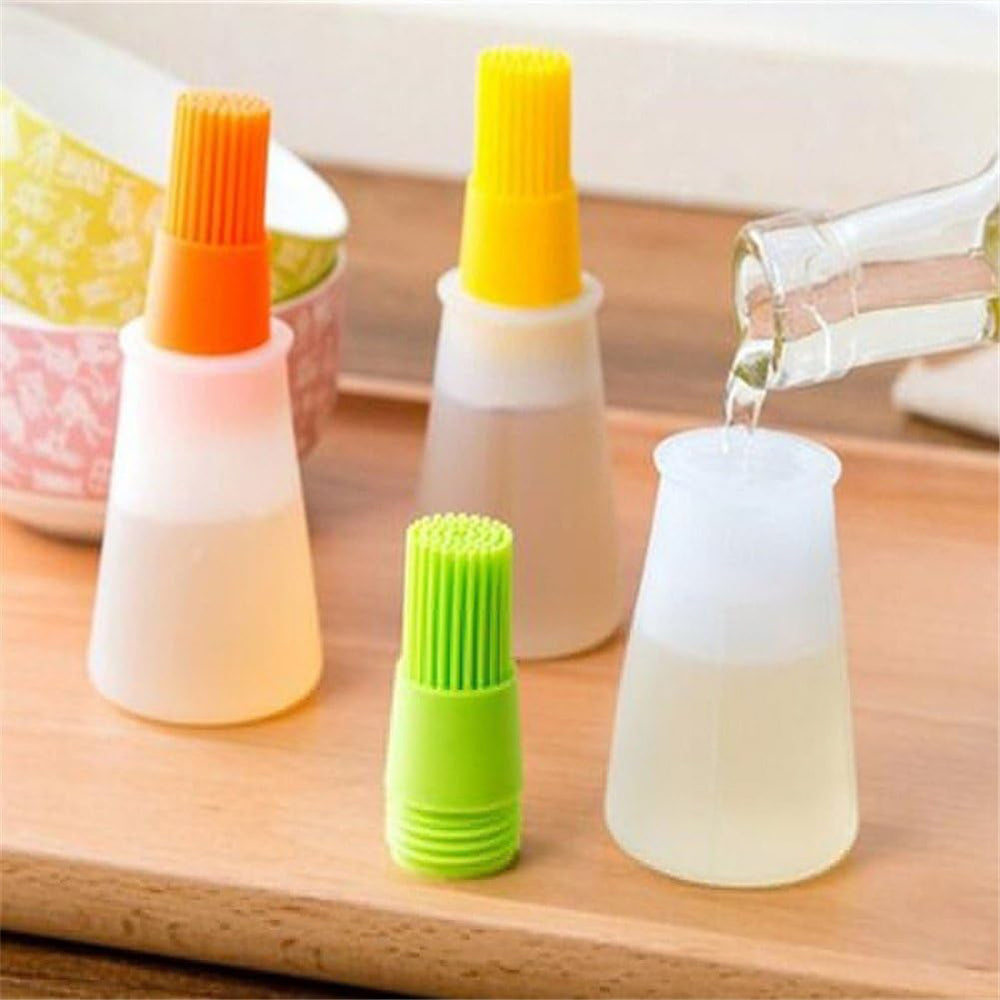 Silicone Squeeze Basting Brush Oil Dispenser