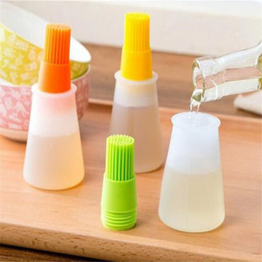 Silicone Squeeze Basting Brush Oil Dispenser