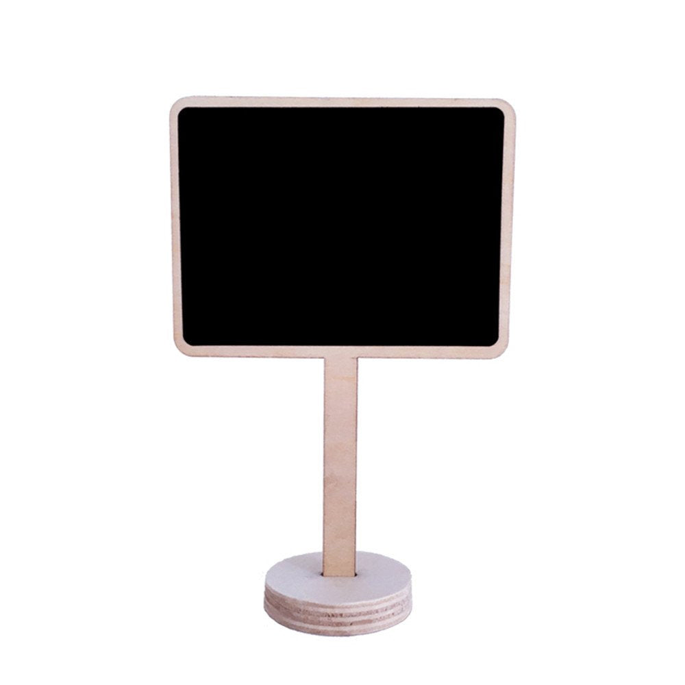 Portable Heart Shape Wooden Chalkboard with Stand