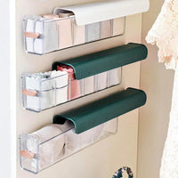 (Net) Transparent Underwear Storage Box Panties Socks Closet Bedroom Organizer