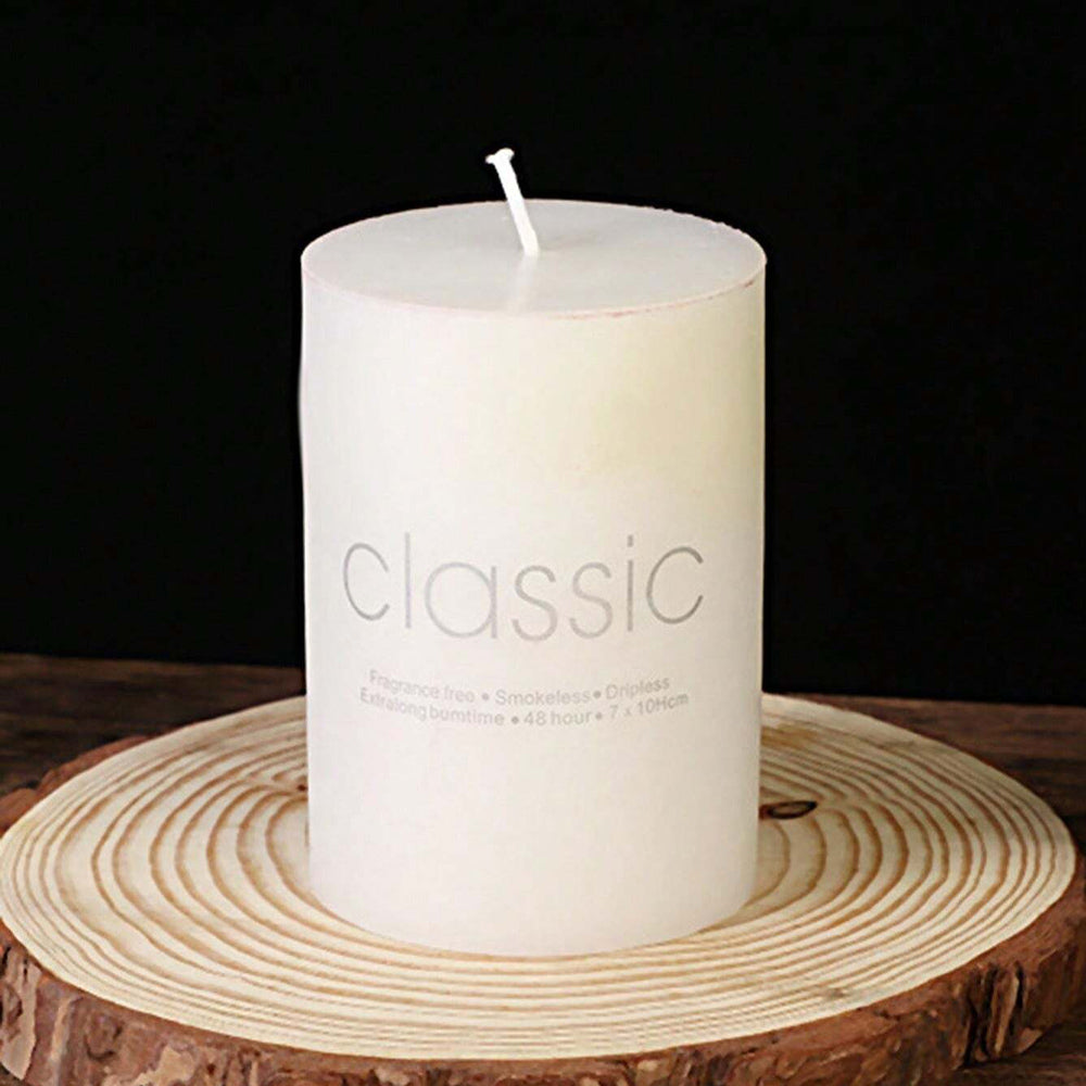 Classic European Candle White Ivory