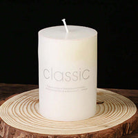 (net) Classic European Candle White Ivory