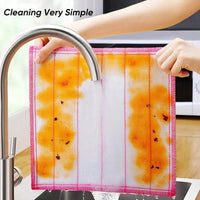 (net) Kitchen Cleaning Cloth Bamboo Fiber 3 pcs