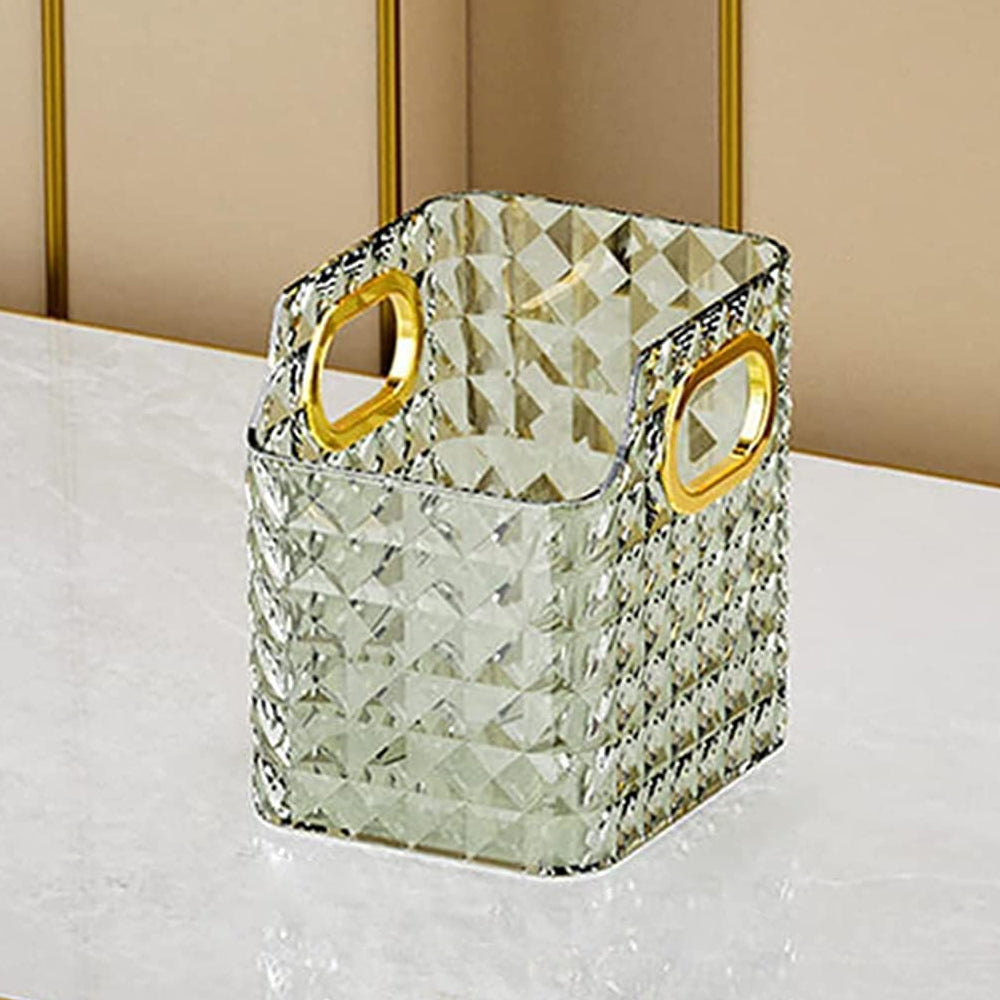 Luxury Diamond Pattern Makeup Organizer