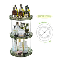 (net) Cosmetics Rotary Storage Shelf Box 3 Layers