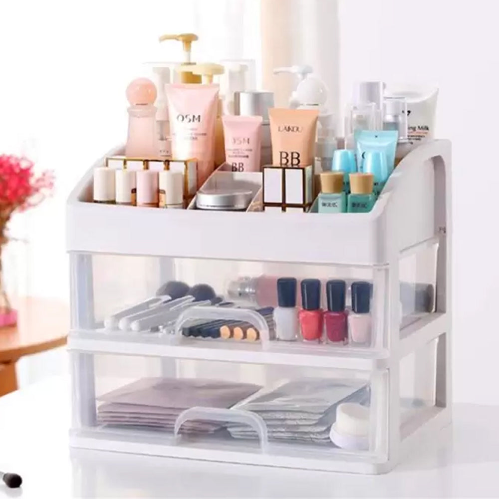 3 Layers Plastic Makeup Holder Organizer