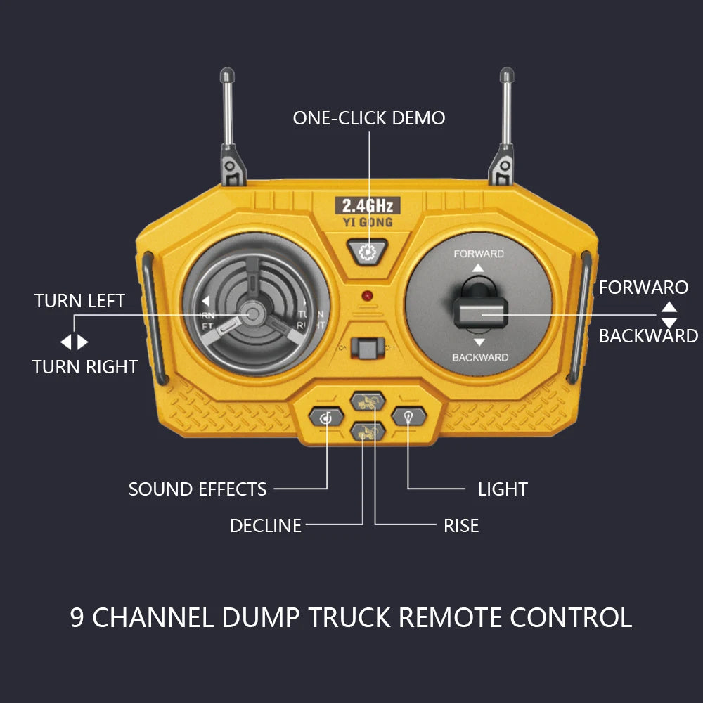 (NET)Remote Control Engineering Dump Truck