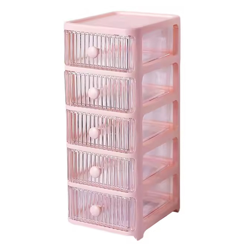 Layered Stackable Boxes Storage Box 5 Layers Stackable Desk Organizer