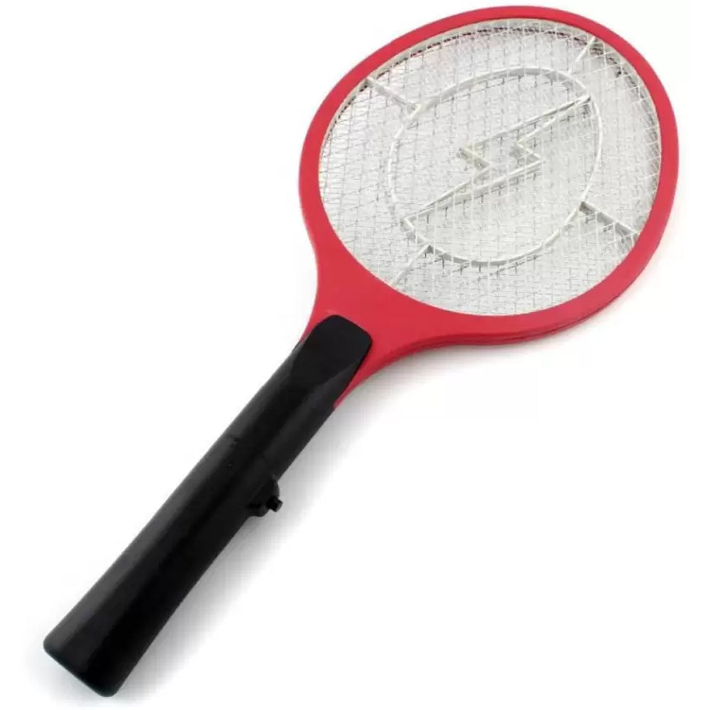 (NET) Electronic Bug Zapper Battery Operated Fly Insect Swatter Handheld Electric Racket Bat