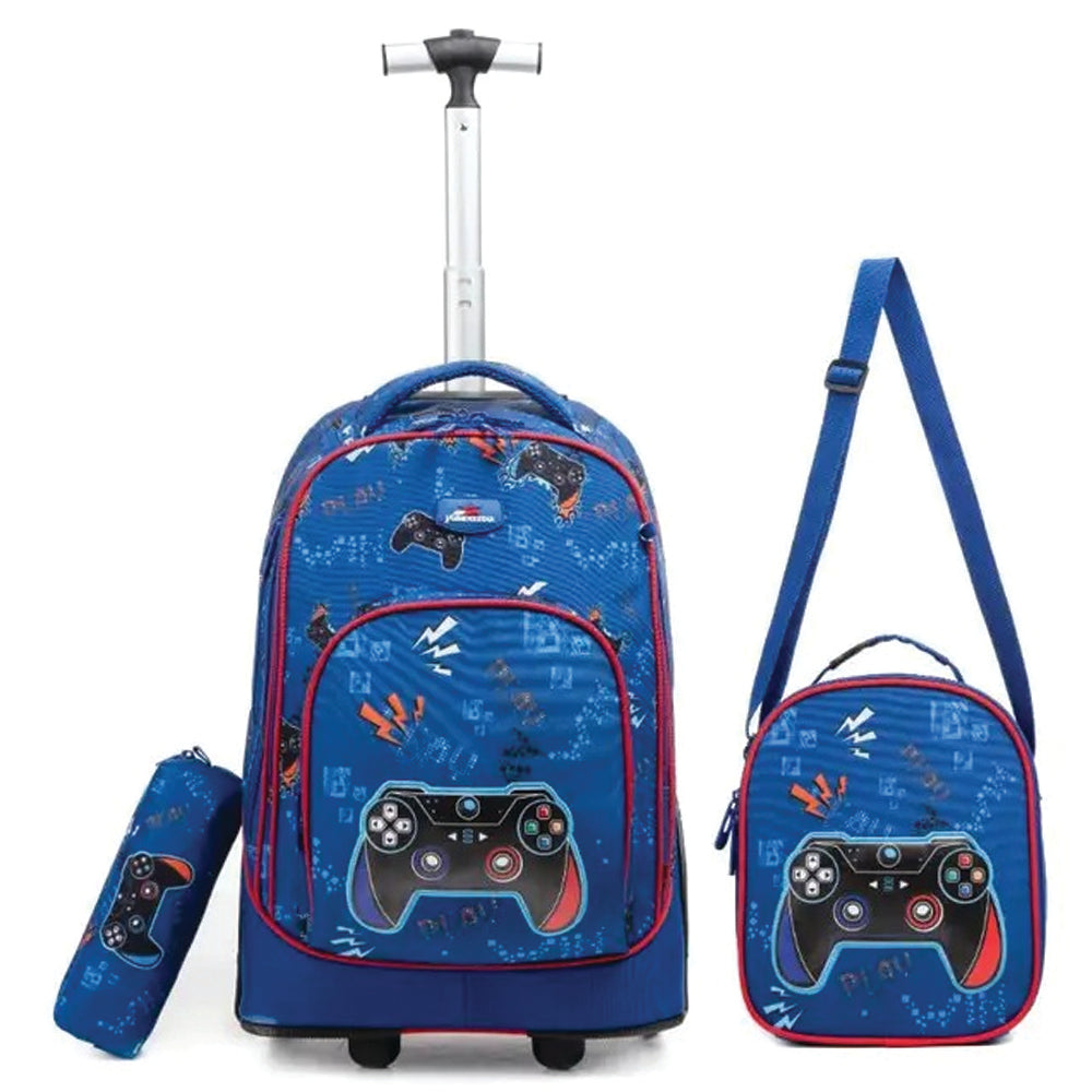 Pcs3 Backpack (NET) Rolling Backpack Set Of 3 Pcs