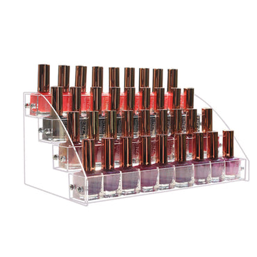 Makeup Cosmetic 4 Layers Clear Organizer Lipstick Jewelry Display Stand Holder Nail Polish Rack/6920233842311