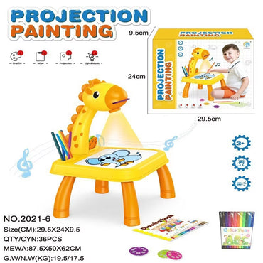 Projector Painting Table For Kids Educational Drawing Toy