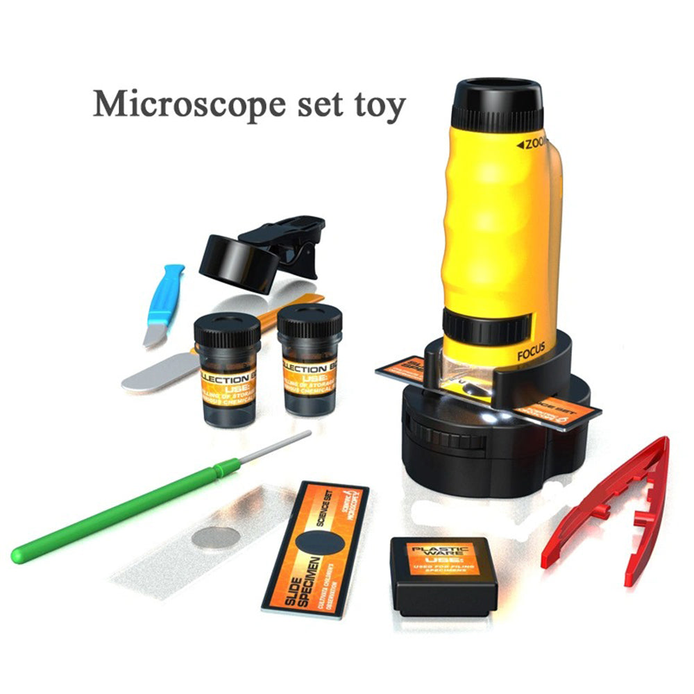 Portable Hand-Held Microscope Toys Set