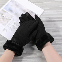 Women's Warm Winter Gloves - Stylish and Windproof
