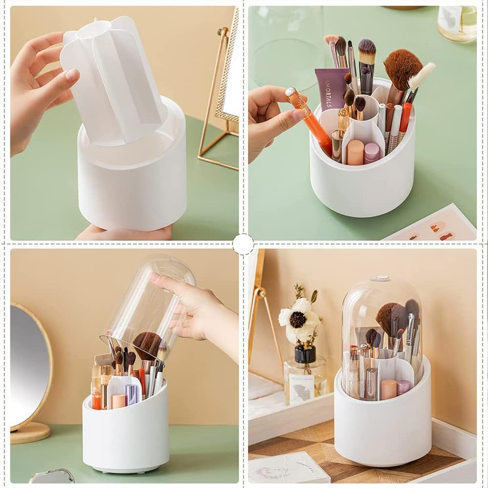 360 Rotating Makeup Brush Holder