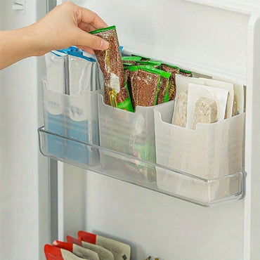 (net) 1 Pc Side Door Fridge Storage Food Organizer