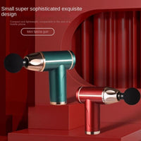 (Net) Mini fascial Massage Gun, Deep Tissue Portable Muscle Massager for Back Relief, Electric Massage Gun with one Massage Head, for Relieves muscle stiffness and soreness