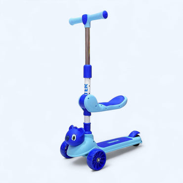 (Net) Stitch Head Kick Scooter 3 Wheels With Seat