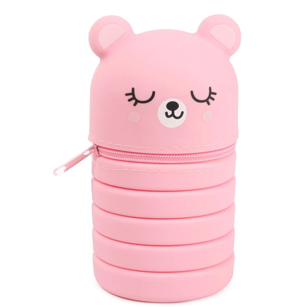 Animal Silicone Pencil Case With Cresko Closure