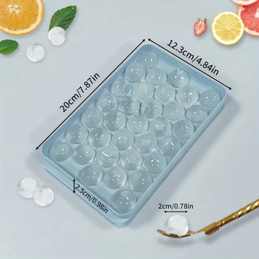 Ice Cube Tray with Lid Plastic Diamond Style