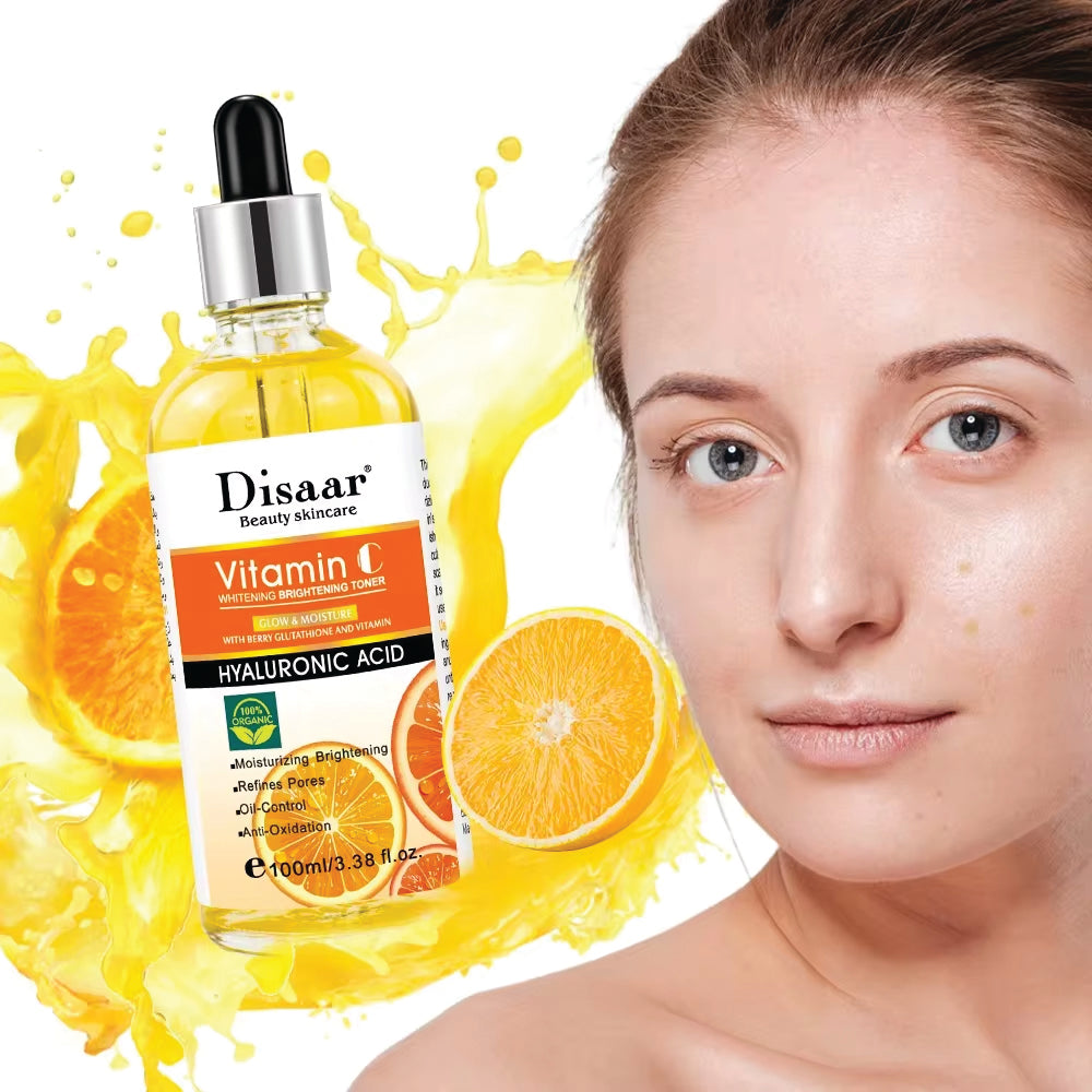 (NET) Disaar 100% Organic Beauty Hyaluronic Acid 2 In 1 Vitamin C Skin Whitening Toner 100ml / 224771