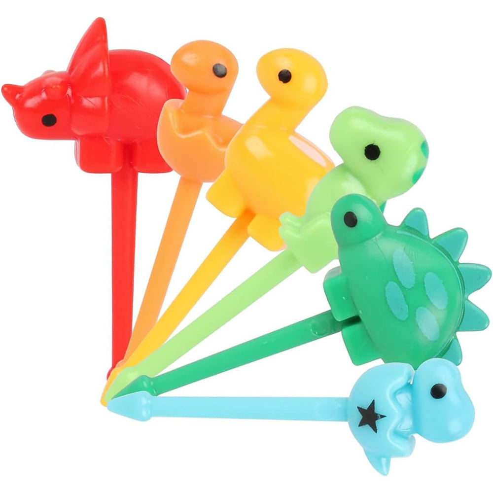 Mini Forks Animal Food Picks for Kids 6 pcs