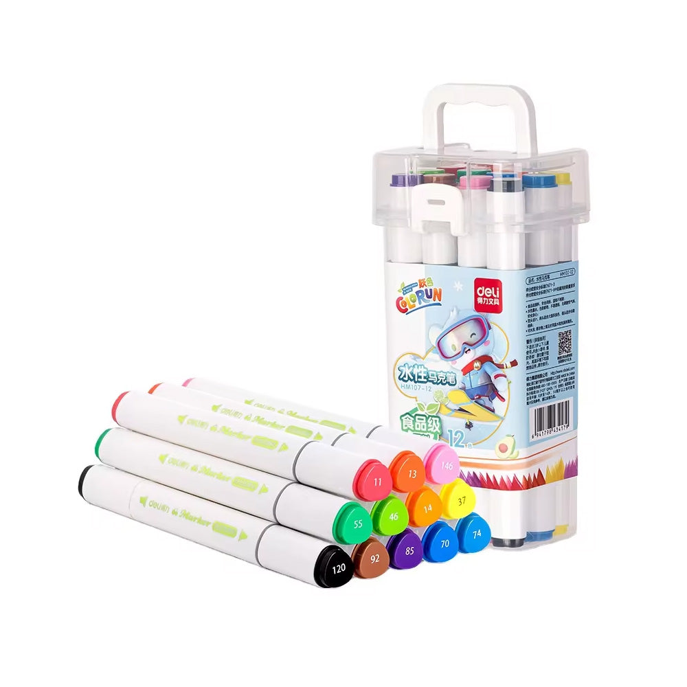 Portable Double-headed Marker Pen Food Grade Water-based Marker Pen