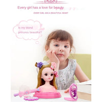 Baby Girl Doll Head Plastic Fashion Makeup Toys / 781182