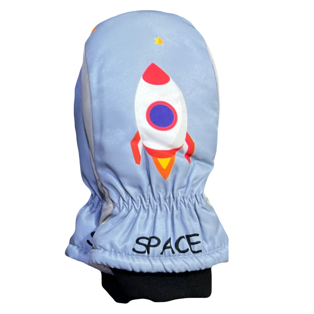 Kids' Rocket Design Gloves - Multi-Color Options