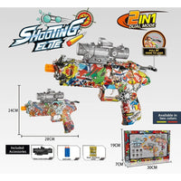 (NET)  Water Bullet Gun Electric Gel Ball Blaster Gun