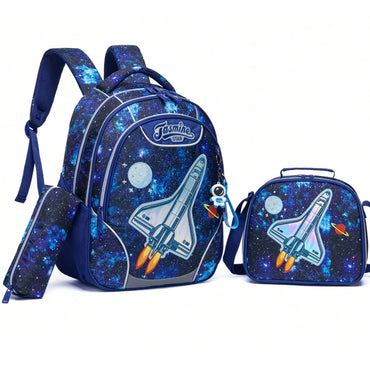 (NET) Sky Backpack Set Of 3 Pcs