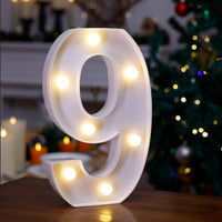 (NET) Decoration Numbers LED Light